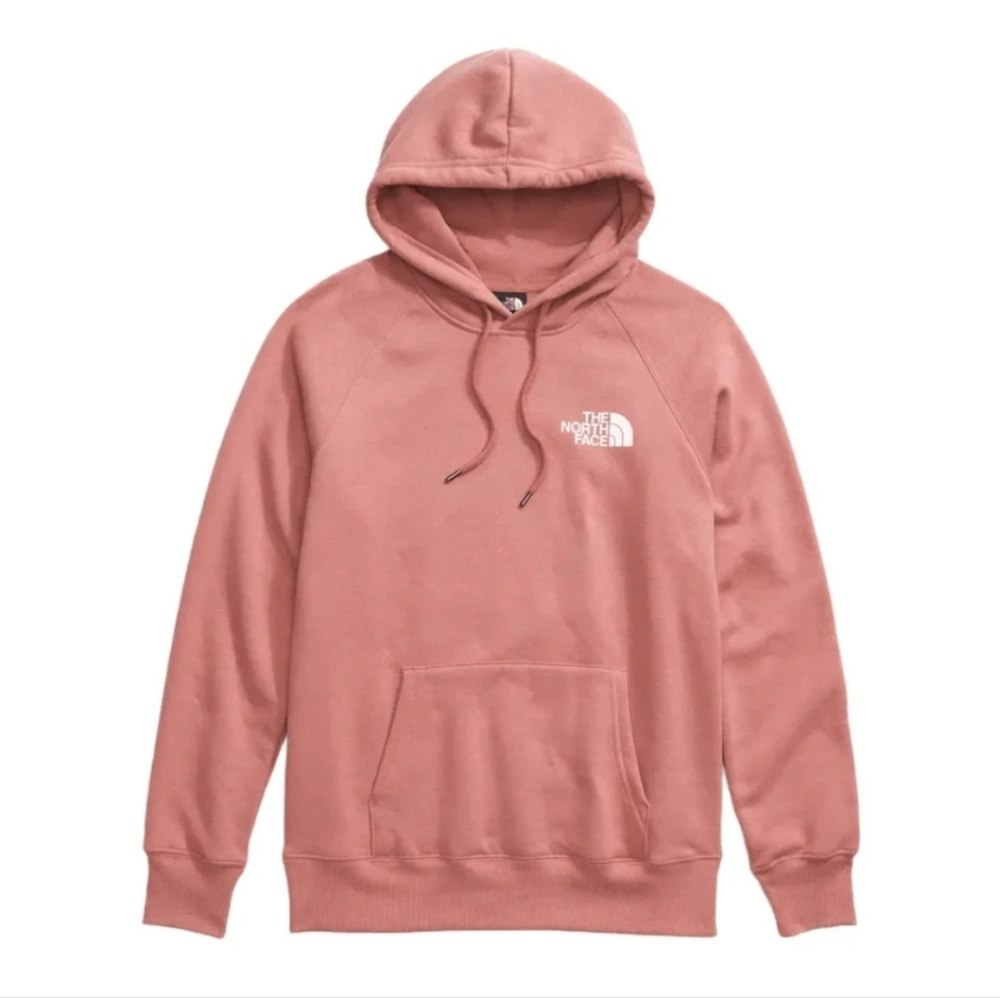 Women's The North Face Box NSE Pullover Hoodie Light Mahogany (Peach) - Size L - Picture 3 of 10